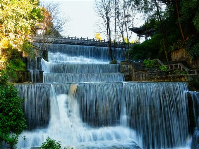 云南省腾冲县旅游景点大全 叠水河瀑布 