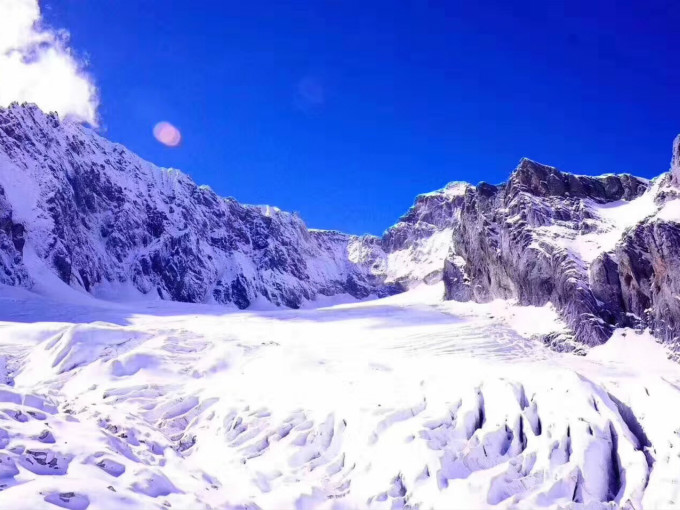 丽江玉龙雪山图片雪景