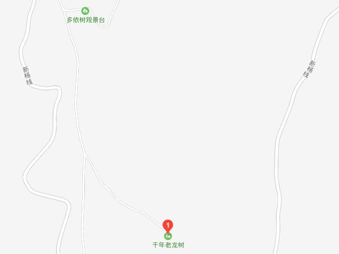 东川红土地景区示意图游览图-东川红土地景区地图